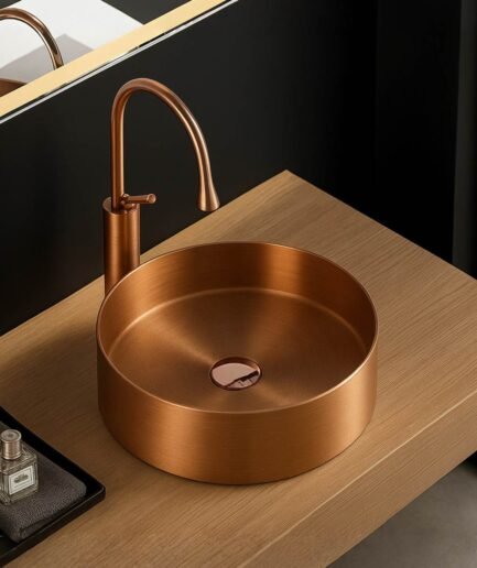 Waschbecken Bad Edelstahl | Elara